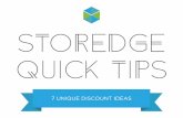 storedge Quick Tips: 7 Unique Discount Ideas