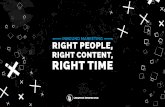 One Squared Presentation: Bridget Deutz - Right People, Right Content, Right Time
