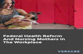 Federal Health Reform and Nursing Mothers in the Workplace
