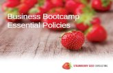 Geelong Business Bootcamp 2016 - Essential HR Policies