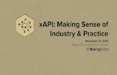 xAPI Making Sense of Industry and Practice
