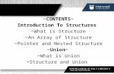 Intoduction to structure