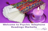 Welcome to Psychic Telephone Readings Marbella