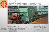 Heavy engineering corporation project report