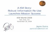 A JPL KM Story about Data Reuse