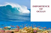 Importance of ocean