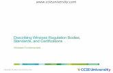 describing wireless regulation bodies standards and certifications