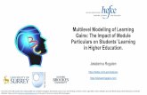 SRHE2016: Multilevel Modelling of Learning Gains: The Impact of Module Particulars on Students’ Learning in Higher Education