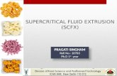 Supercritical fluid extrusion