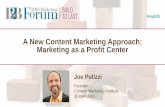Content Marketing as a Profit Center #MPB2B 2016