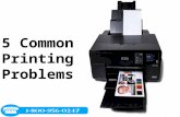 5 Common Printing Problems