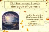 Ppt survey of genesis