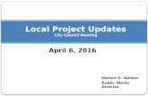Local projects update, 04 06-2016
