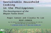 Sustainable Household Cooking in the Philippines The ...