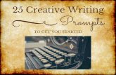 25 creative writing prompts