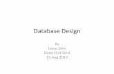 Basics of Database Design