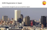 EORI Registration in Spain