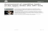 Assessment of repetitive tasks of the upper limbs (the ART tool)