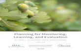 Planning for Monitoring, Learning and Evaluation