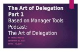 The Art of Delegation Part 1 Melissa Meetze