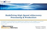 Lexbe eDiscovery Webinar- Redefining High Speed eDiscovery Processing & Production