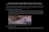 Guidance for Controlling Silica Dust from Stone Crushing with Water ...