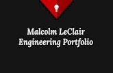 Malcolm LeClair Portfolio