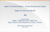 Scale enteprise agile and  Agile as a Service