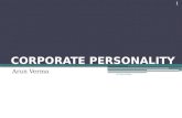 Corporate personality