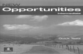 New Opportunities intermediate (quick tests)