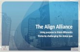 The align alliance   the purpose driven world