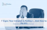 7 Signs Your Intranet is Failing (...And How to Fix It!)