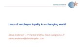 Loss of Employee Loyalty in a Changing World