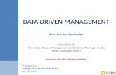 Data Driven Management - Visioning Slides CARE CML Indrajit