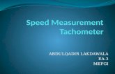 Speed measurement, tachometer