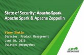 Deep dive on Security in Apache Spark & Apache Zeppelin
