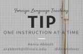 One Instruction at a Time: A Teaching Tip for Foreign Languages