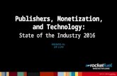 State of The Industry, Digiday Publishing Summit Key Biscayne, September 20th, 2016