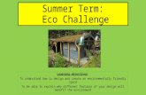 Summer Eco-challenge 2016