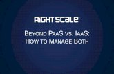 Beyond PaaS v.s IaaS: How to Manage Both