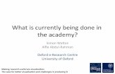 What is currently being done in the academy?