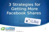 3 Strategies for Getting More Facebook Shares