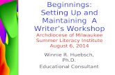 Writer's Workshop - Archdiocese, 8.14