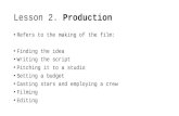 Lesson 2 production film industry