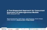 A Tool-Supported Approach for Concurrent Execution of Heterogeneous Models (ERTS 2016)