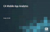 CA Mobile App Analytics