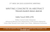 Writing concrete in abstract