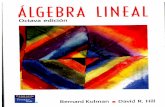Bernard kolman, david r. hill algebra lineal (8th edition). v.español. (2004)