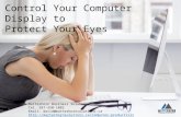 Control Your Computer Display to Protect Your Eyes