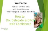 How to do delegate & ditch with confidence webinar